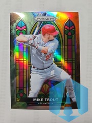 2021 Panini Prizm STAINED GLASS Angels Mike Trout #SG-1 COSMIC HAZE